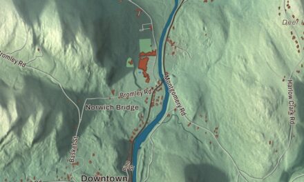 Beautifully Detailed Map of Huntington, Massachusetts