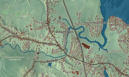 Beautifully Detailed Map of Kingston, Massachusetts