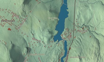 Beautifully Detailed Map of Lanesborough, Massachusetts