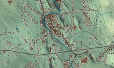 Beautifully Detailed Map of Lee, Massachusetts