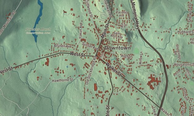Beautifully Detailed Map of Lenox, Massachusetts