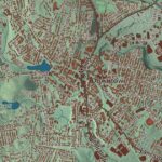 Beautifully Detailed Map of Leominster, Massachusetts