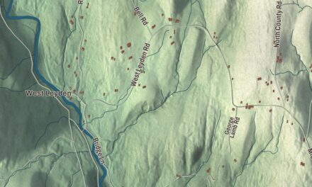 Beautifully Detailed Map of Leyden, Massachusetts