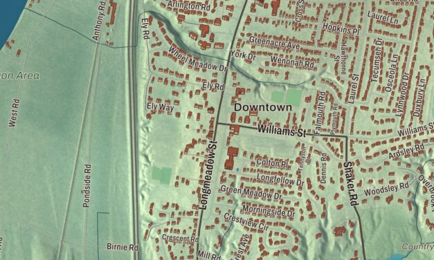 Beautifully Detailed Map of Longmeadow, Massachusetts
