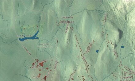 Beautifully Detailed Map of Ludlow, Massachusetts