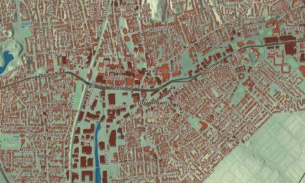 Beautifully Detailed Map of Malden, Massachusetts