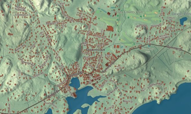Beautifully Detailed Map of Manchester-by-the-Sea, Massachusetts