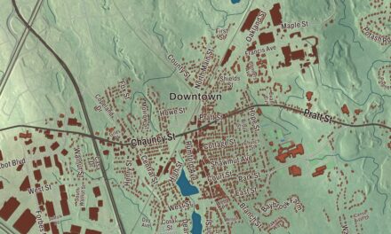 Beautifully Detailed Map of Mansfield, Massachusetts