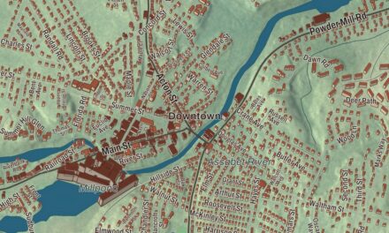 Beautifully Detailed Map of Maynard, Massachusetts