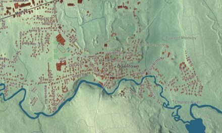 Beautifully Detailed Map of Medway, Massachusetts