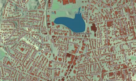 Beautifully Detailed Map of Melrose, Massachusetts