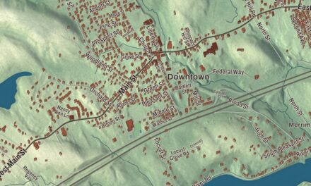 Beautifully Detailed Map of Merrimac, Massachusetts
