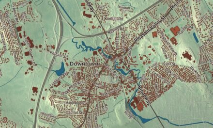 Beautifully Detailed Map of Methuen, Massachusetts