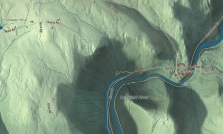 Beautifully Detailed Map of Monroe, Massachusetts