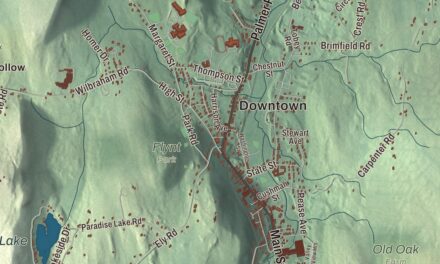 Beautifully Detailed Map of Monson, Massachusetts