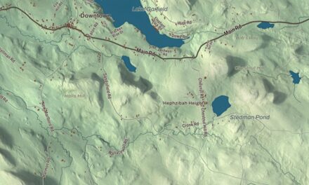 Beautifully Detailed Map of Monterey, Massachusetts