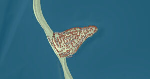 Close-up of the Nahant, Massachusetts aerial map