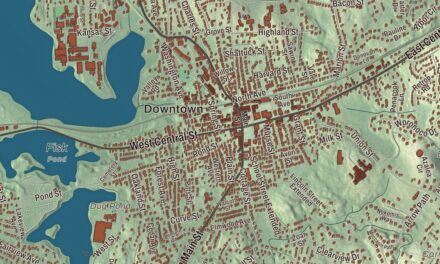 Beautifully Detailed Map of Natick, Massachusetts