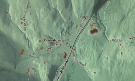 Beautifully Detailed Map of New Ashford, Massachusetts