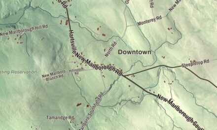 Beautifully Detailed Map of New Marlborough, Massachusetts