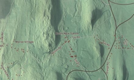 Beautifully Detailed Map of New Salem, Massachusetts
