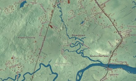 Beautifully Detailed Map of Newbury, Massachusetts