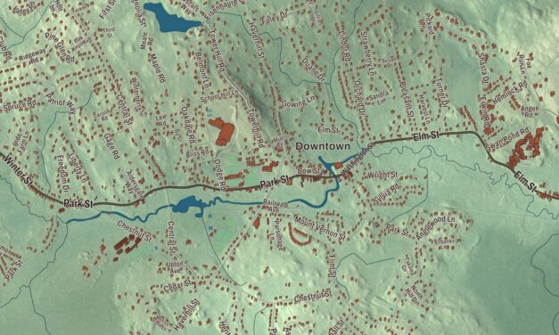Beautifully Detailed Map of North Reading, Massachusetts
