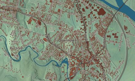 Beautifully Detailed Map of Northampton, Massachusetts