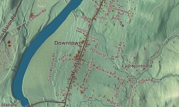 Beautifully Detailed Map of Northfield, Massachusetts