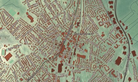 Beautifully Detailed Map of Norwood, Massachusetts