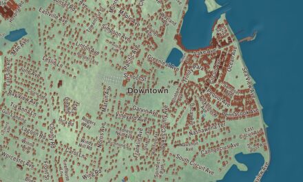 Beautifully Detailed Map of Oak Bluffs, Massachusetts
