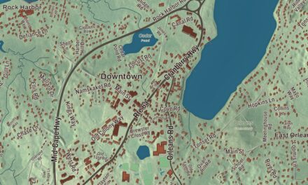 Beautifully Detailed Map of Orleans, Massachusetts