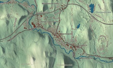 Beautifully Detailed Map of Palmer, Massachusetts