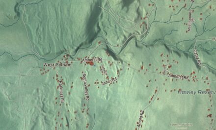 Beautifully Detailed Map of Pelham, Massachusetts