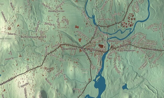 Beautifully Detailed Map of Pepperell, Massachusetts