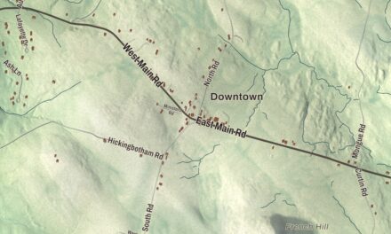Beautifully Detailed Map of Peru, Massachusetts
