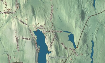 Beautifully Detailed Map of Phillipston, Massachusetts