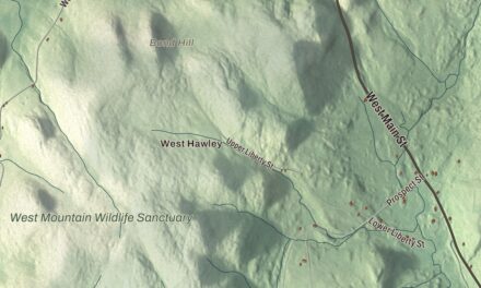 Beautifully Detailed Map of Plainfield, Massachusetts