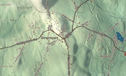 Beautifully Detailed Map of Princeton, Massachusetts