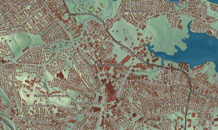Beautifully Detailed Map of Quincy, Massachusetts