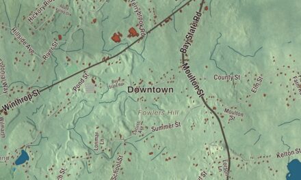 Beautifully Detailed Map of Rehoboth, Massachusetts