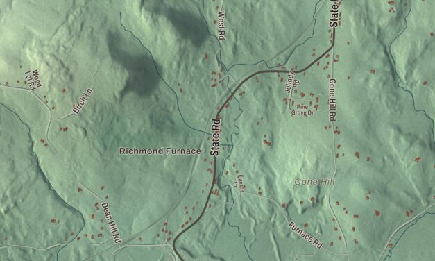 Beautifully Detailed Map of Richmond, Massachusetts