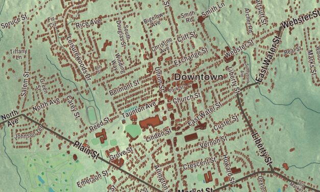 Beautifully Detailed Map of Rockland, Massachusetts