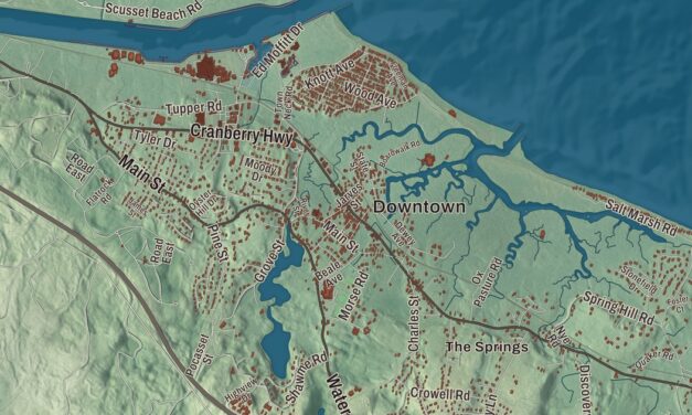 Beautifully Detailed Map of Sandwich, Massachusetts