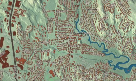 Beautifully Detailed Map of Saugus, Massachusetts