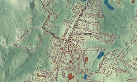 Beautifully Detailed Map of Sharon, Massachusetts