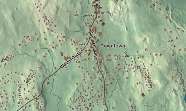 Beautifully Detailed Map of Sherborn, Massachusetts