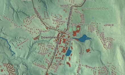 Beautifully Detailed Map of South Hadley, Massachusetts