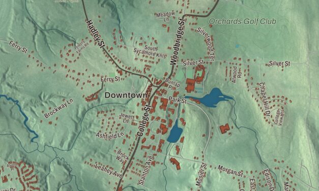 Beautifully Detailed Map of South Hadley, Massachusetts