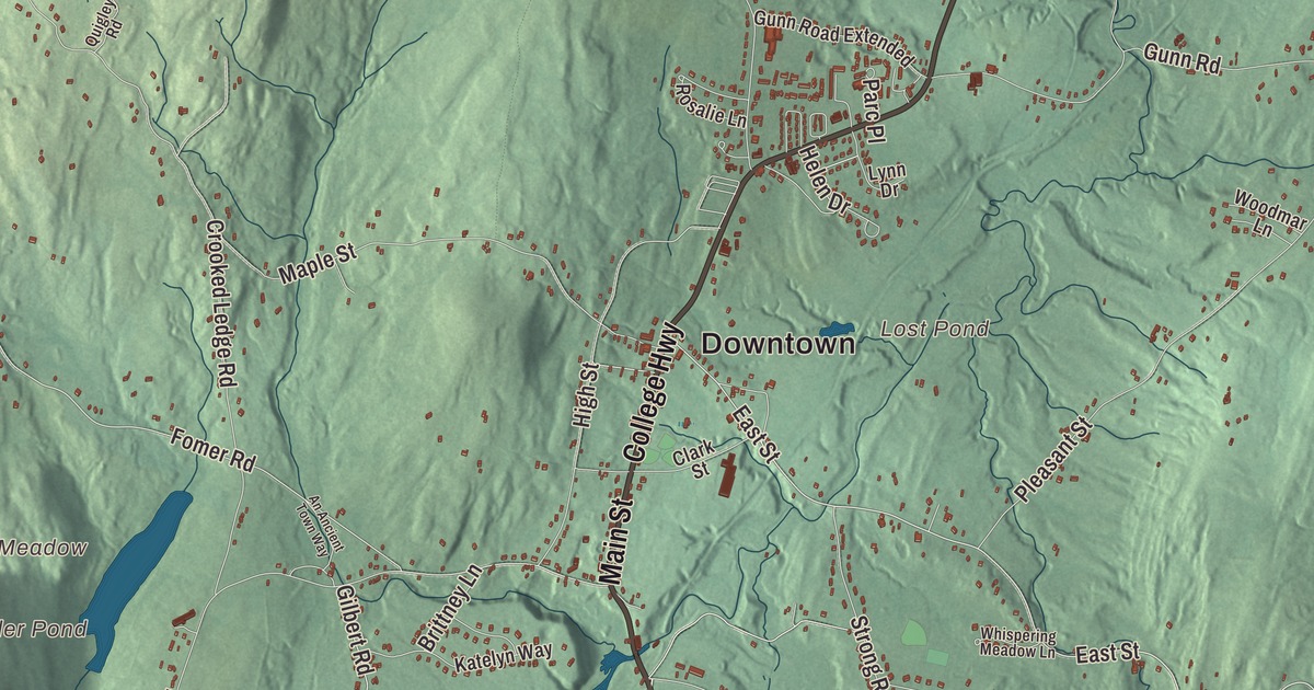 Beautifully Detailed Map of Southampton, Massachusetts